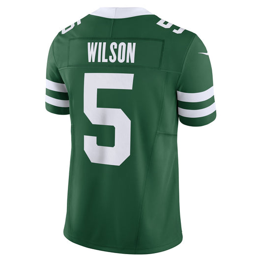 Nike Garrett Wilson New York Jets NFL Nike Vapor F.U.S.E. Limited Player Green Jersey