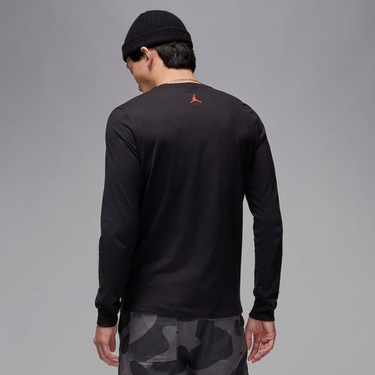 Jordan Flame Longsleeve Crew black