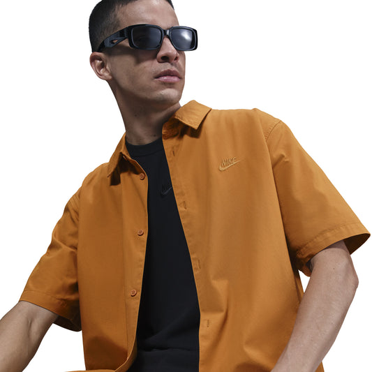 Nike Short-sleeved Denim T-Shirt Orange