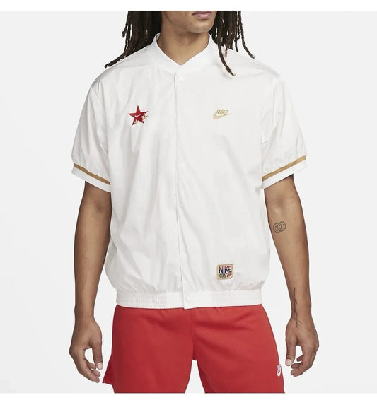 Nike Authentics Vintage Warm-Up Shirt Summit White